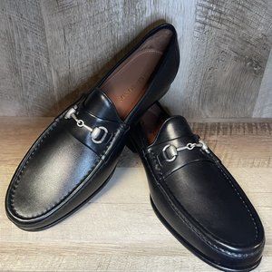 Allen Edmonds Verona II Italian Black Calf Skin Leather Loafer Size 10.5D New
